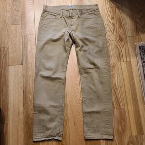 Naked & Famous Weird Guy Beige Selvedge Chino 34